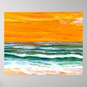 Póster Poster de Cricket Diane Ocean - Joy Ocean Waves Be