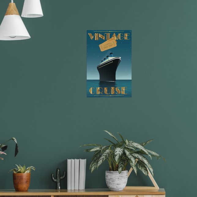 Póster Poster de crucero de época (Salón 1)