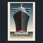 Póster Poster de crucero inspirado en el Art Deco<br><div class="desc">Afiche de viajes inspirado en el Art Deco que incluye un crucero.</div>