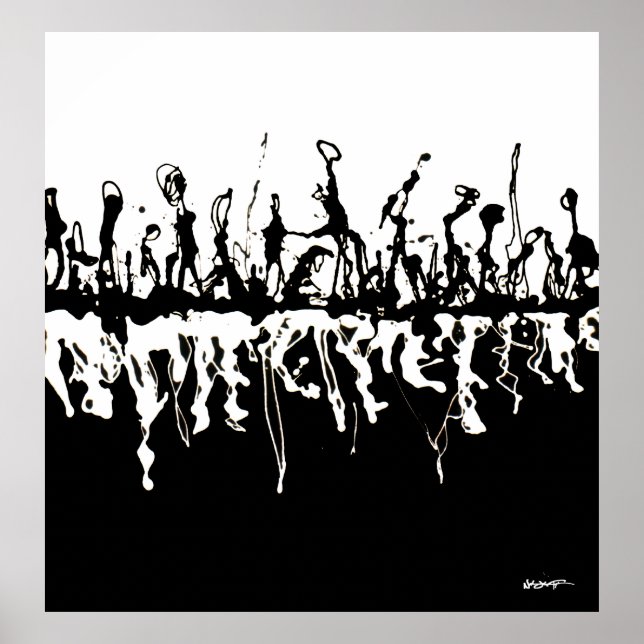 Póster Poster de cruces (Frente)