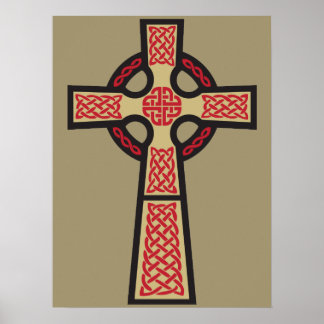 Póster Poster de cruces celtas