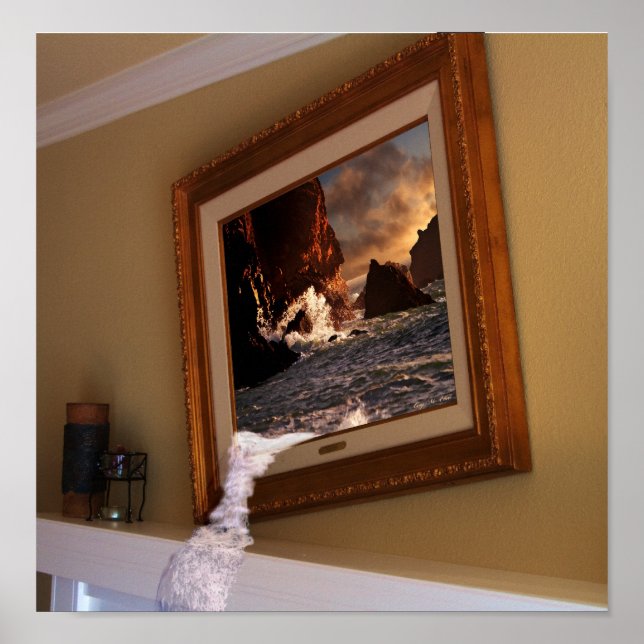 Póster Poster de cuadro saliente (Frente)