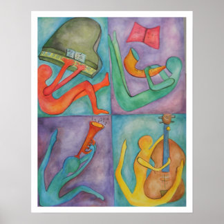 Póster Poster de Cuarteto