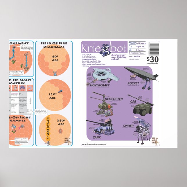 Póster Poster de cubierta de Kriegbot (Frente)
