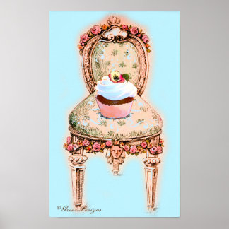 Póster Poster de Cupcake y presidente victoriano