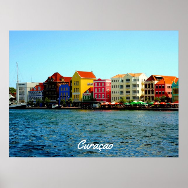 Póster Poster de Curacao (Frente)