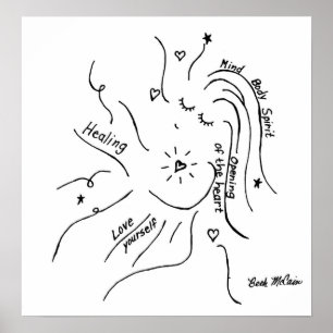 Póster poster de 'curación'