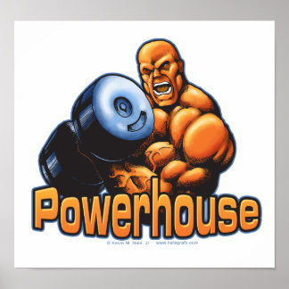 Póster Poster de Curl de Powerhouse