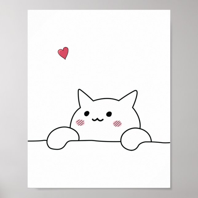 Póster Poster de Cute Kitten (Frente)