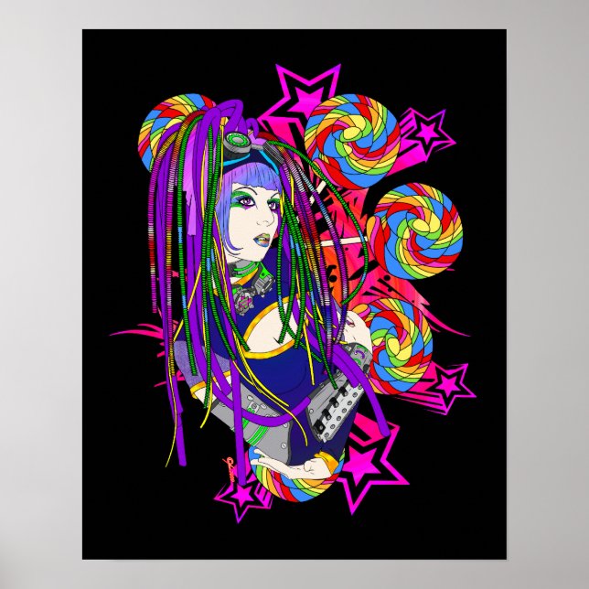 Póster Poster de Cyber Pops (Frente)