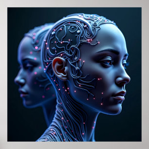 Póster POSTER de Cyberpunk generado por IA