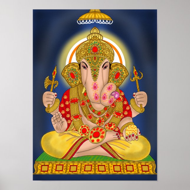 Póster Poster de Dagdusheth Ganesha (Frente)