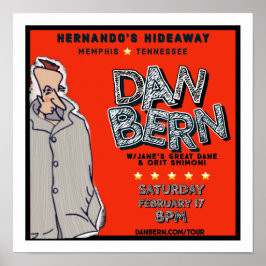 Póster Poster de Dan Bern Winter Tour 2024