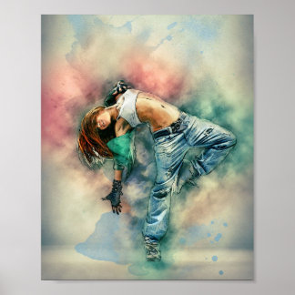 Póster Poster de danza