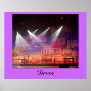 Póster Poster de danza