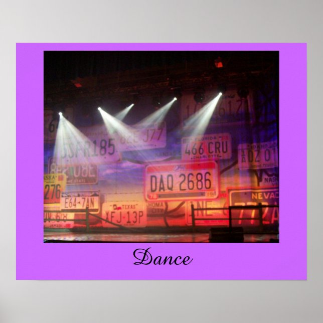 Póster Poster de danza (Frente)