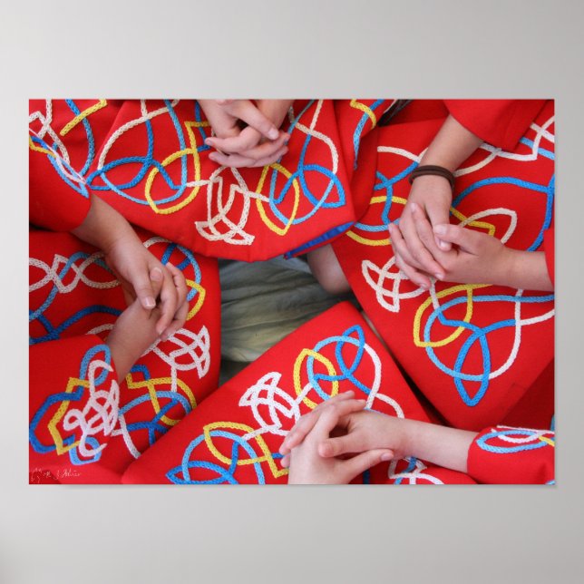 Póster Poster de danza irlandesa (Frente)