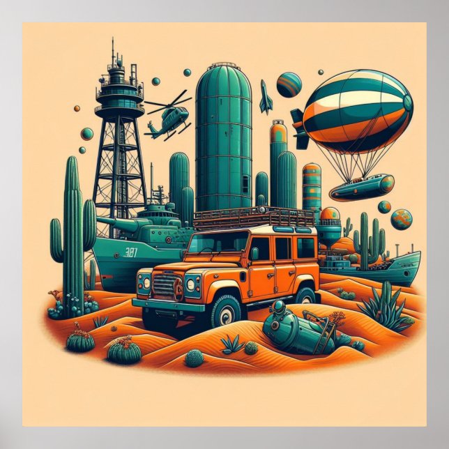 Póster Poster de defensor de conceptos (Frente)