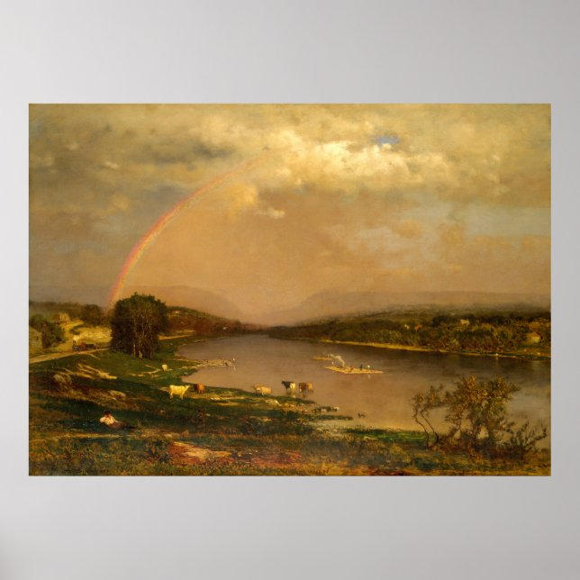 Póster Poster de Delaware Water Gap 1861 (Frente)