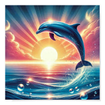 Poster de delfines