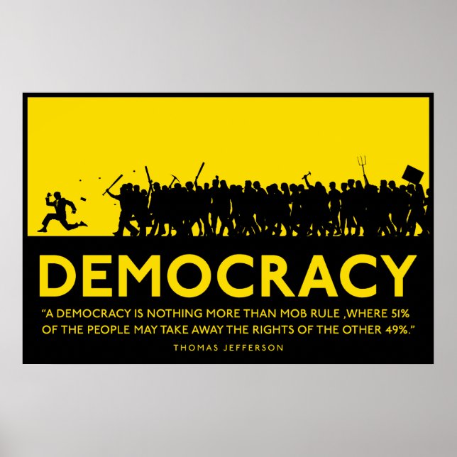 Póster Poster de Democracia (Frente)