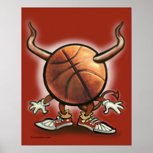 Póster Poster de demostración de baloncesto