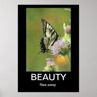 Póster Poster de Demotivación de Belleza