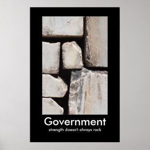 Póster Poster de Demotivación del Gobierno