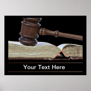 Póster Poster de Derecho y Tribunales