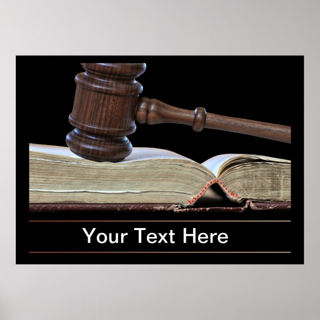 Póster Poster de Derecho y Tribunales (Frente)