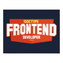Poster de desarrollador de front-end