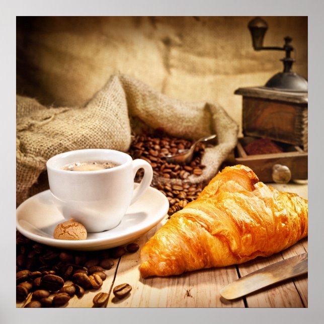 Póster Poster de descanso para café (Frente)