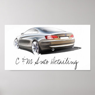 Póster Poster de desconexión automática de C & M