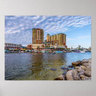 Póster Poster de Destin Harbour Boardwalk
