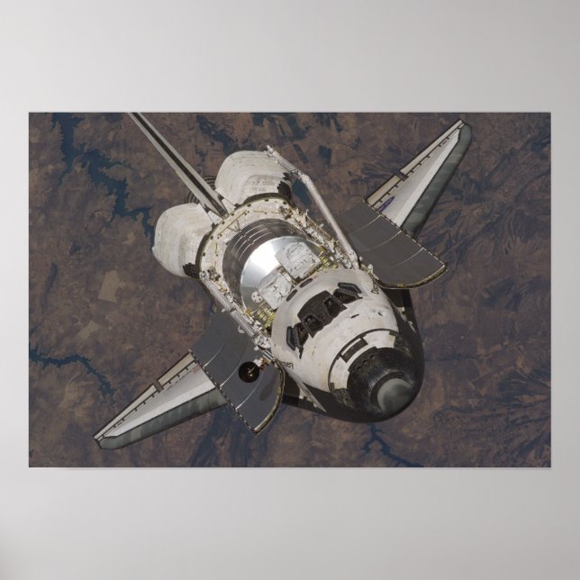 Póster Poster de detección del transbordador espacial (Frente)