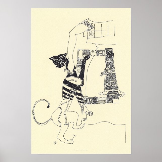 Póster Poster de dibujo surrealista Fragments d'Arts 4 (Frente)