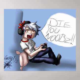 Póster poster de die noobs