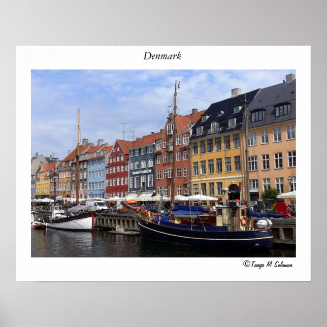 Póster Poster de Dinamarca (Frente)