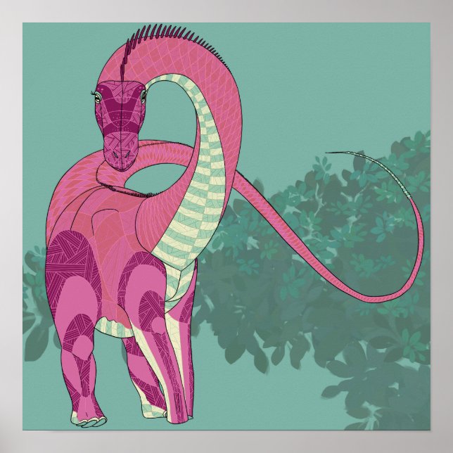 Póster Poster de Dinosaur - Diplodocumenta lady (Frente)