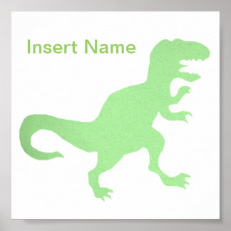 Póster Poster de dinosaurios