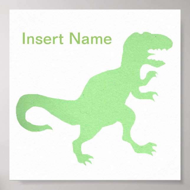 Póster Poster de dinosaurios (Frente)