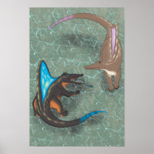 Póster Poster de dinosaurios - Secodontosauro