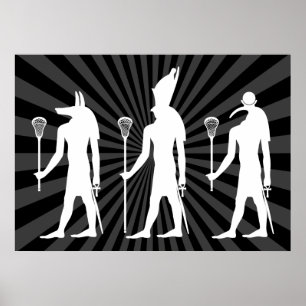 Póster Poster de dioses de LaCrosse - blanco en oscuridad