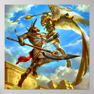 Póster Poster de dioses egipcio