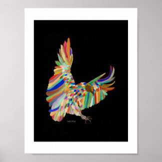 Póster Poster de diseño creativo de Rainbow LeeMarie