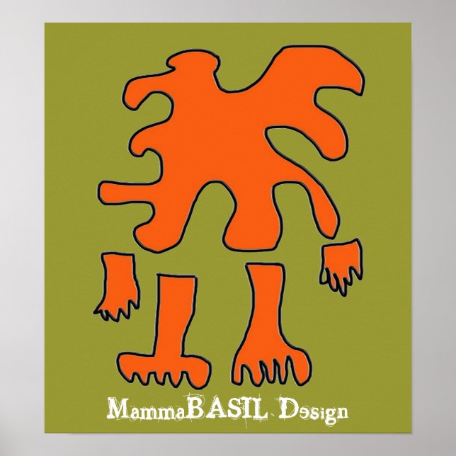 Póster ¡Poster de diseño de Amoeba! (Frente)