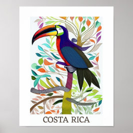 Póster Poster de diseño de Costa Rica