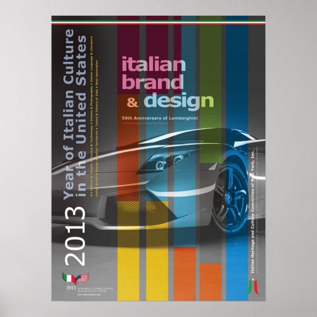 Póster poster de Diseño de Italia 2013 (Frente)
