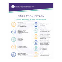 Poster de diseño de simulación