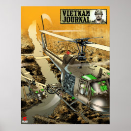 Póster Poster de diseño de Vietnam Journal V1